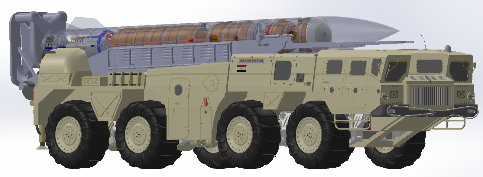 B导Dan运载车模型简易3D数模图纸 Solidworks设计
